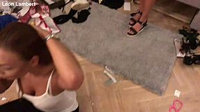 wanna see tight teen pussy flash thongs at lingerie house party? 😏