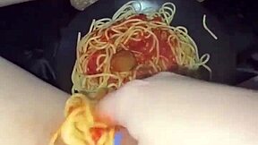 kinky arab snowwhite food fetish solo? extreme wet pussy toy play