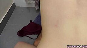 stepdad pounds pal's petite step sister anal hard