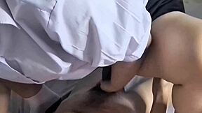 18yo Thai Student Seduces In School Uniform For Deepthroat Creampie