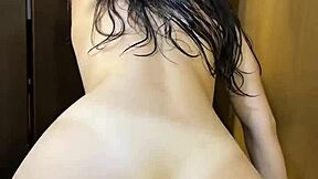shower fresh slut bends over for huge pounding