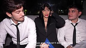 Colombian milf Jade Mercury double penetrated in casting ep 11