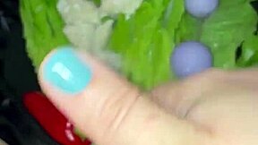 kinky arab snowwhite food fetish solo? extreme wet pussy toy play