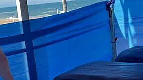 Public beach sex with tattooed brazilian teen pov hot!