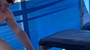 Public beach sex with tattooed brazilian teen pov hot!