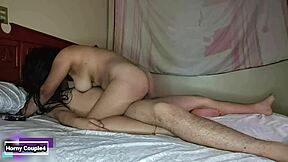 BIG ASS LATINA RIDES LOVER HARD!