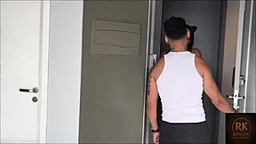 Married Fitness Wife Begs Neighbor's Monster Cock For Milk And Pussy