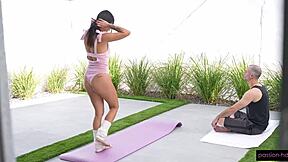 my tight yoga pussy gets monster cock stretched wide open forever
