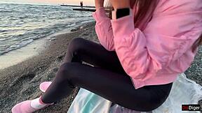 picked up this skinny street teen for our first wild outdoor fuck date