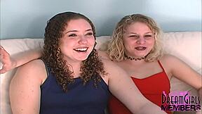 Nervous Virgin Besties Bare All In Audition