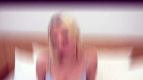 18YO DIZZY BLONDE LICKS SUCKS SWALLOWS AND TAKES CREAMPIE