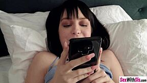 Petite Stepsis Nala Nova Sucks Stepbro Cock POV Taboo Small Tits Blowjob Recording