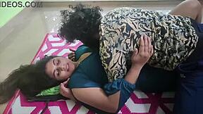 Chubby Indian Housewife Kisses Husband's Huge Cock Bedroom