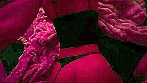Screaming Nympho in Stockings Craves Deep Holiday Casting Penetration