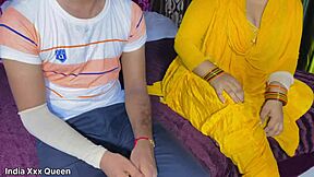 Desi stepsister big ass doggy fucked by stepbrother on rakhi festival hindi audio