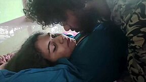 Chubby Indian Housewife Kisses Husband's Huge Cock Bedroom