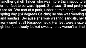Aussie Chubby Teen's Fat Feet Teased Outdoor in Public!