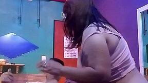 Pounding Girlfriend Doggy Style in Village Lodge!
