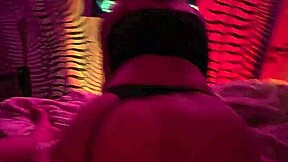 Screaming Nympho in Stockings Craves Deep Holiday Casting Penetration