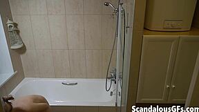 My Hot Naked Stepsis Washes Up In Bathtub By Poolside