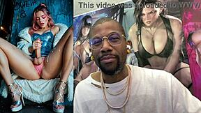nemia's hot girl cock all teased out and cum-drenched post-sex