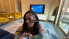 Doordash Ebony's Wet Pussy Craves My Thick Cock Ride