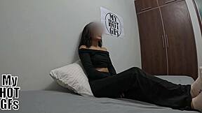brunette beauty trembling with excitement starting porn with wild pussy rides and creampies