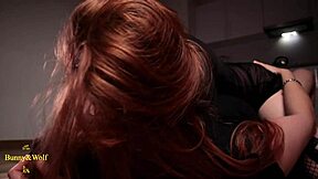redhead lesbian big ass smothers friend's face cums hard?