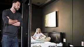 STEPMOM'S BF rams STEPDAUGHTER'S tight ass in taboo anal heat!