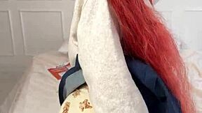 Redhead College Student Spanked in Private Uniform Play