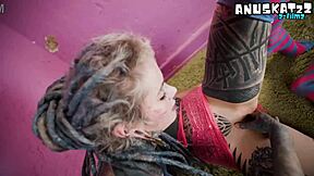 Wanna see tattooed punks strap-on fuck shaved pussies wild?