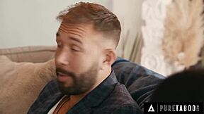 Ember Snow tricks therapist Liv Revamped into hot threesome pussy feast