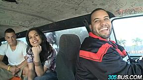 hot long hair dominican slut fucked hard in car for cash uhh she takes it all