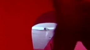 damn this skinny brazilian bleeds a bit in that dim brothel interracial clip
