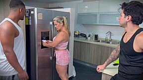 best friend's colombian blonde milf stepmom craves bbc from young guys