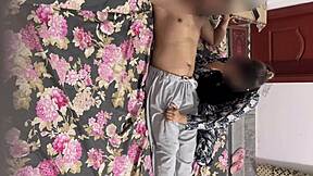 Indian teen ass pounded hard by boyfriend quickie