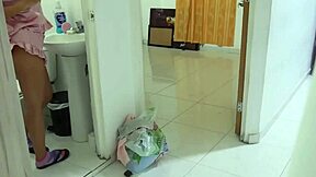 spy 18yo neighbor masturbating sneak in fuck wet pussy creampie