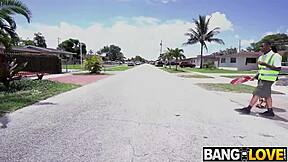 rose monroe's big ass and tits fucked by crossing guard
