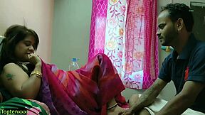 indian bhabhi's big tits bounce in wild devar fuck