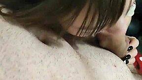 oh no stepdaughter sucks stepdad's cock while mom's away!