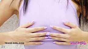 hot college teen daddy swallows cum on sofa