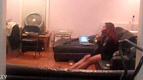 Behind scenes of ebony porn casting audition