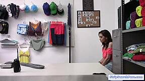 petite shoplifter teen gets fucked hard by officer