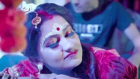 young indian duo's SUHAAG RAAT heats up with dirty hindi moans
