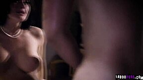 Krissy lynn caught her cheating husband fucking their babysitter but eventually joins in