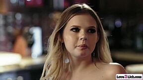 stepmom gets her stepdaughters squirting hard on love2lick com