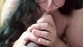 Classmate sucks my huge cock?