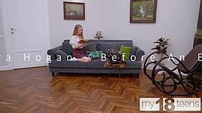 My18teen 18+s sexy petite 18+ girl masturbates at home