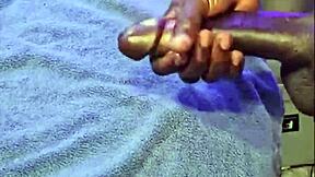 must watch big black dick masturbation with loud moaning orgasm
