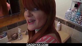 redhead teen 18+ step daughter krystal orchid gets fucked hard by her perv step daddy
